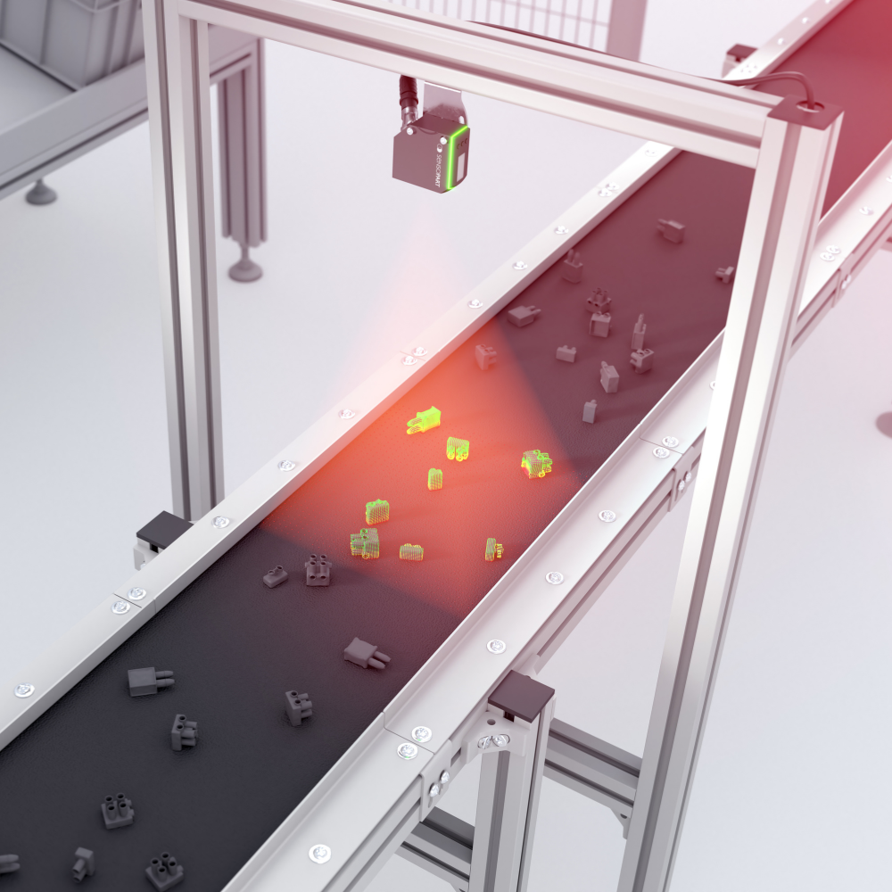 Anwesenheitsprüfung von Objekten auf dem&nbsp;Förderband&nbsp;