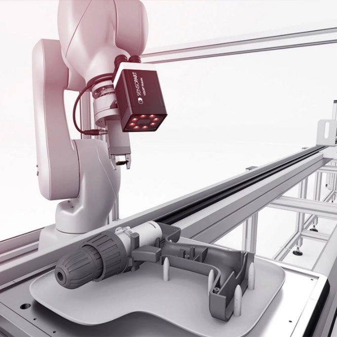 The solution for precise processing of components in robot-guided applications